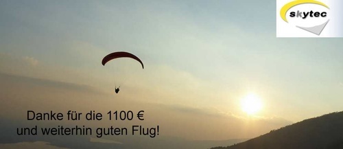 Skytec Flugschule spendet an die BGO Skytec Flugschule spendet an die BGO
